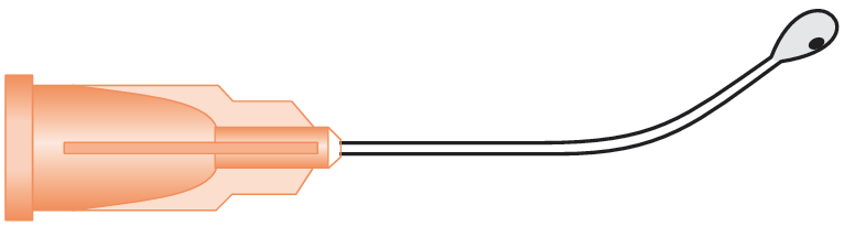Lasik Alcohol Cannula Disk Shape